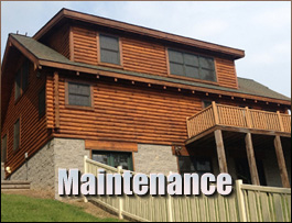  King and Queen County, Virginia Log Home Maintenance