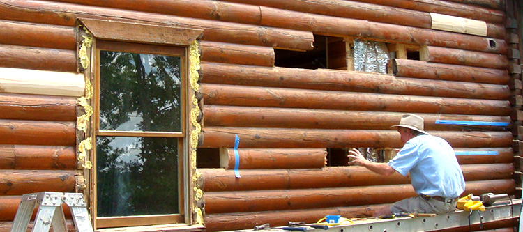 Log Home Repair Mattaponi, Virginia